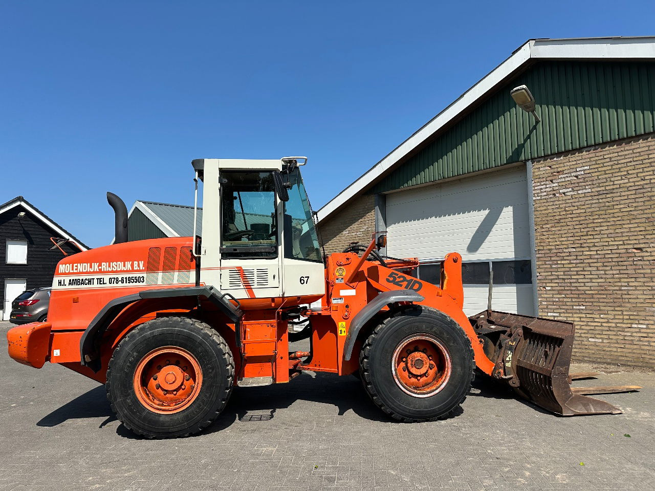 Wiellader Case 521D