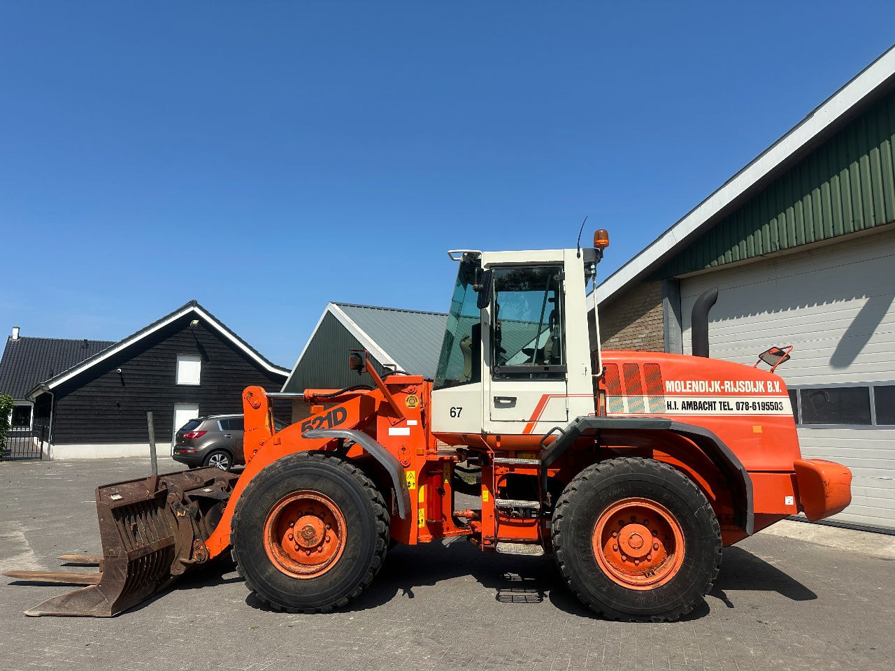 Wiellader Case 521D