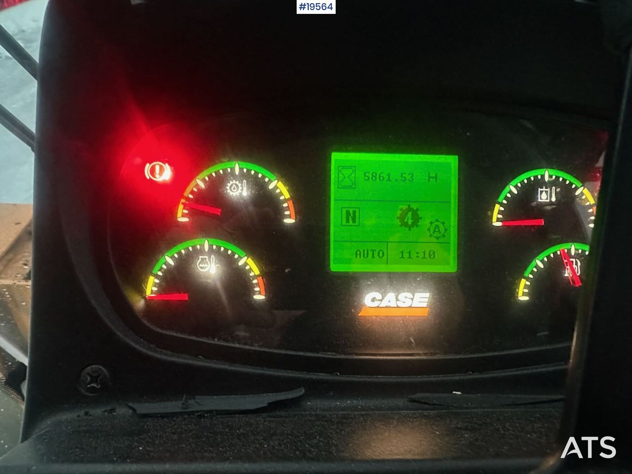 Wiellader Case 721E hjullaster m/ snøskuffe og grusskuffe. Ny vekt og 2 sett dekk. SE VIDEO