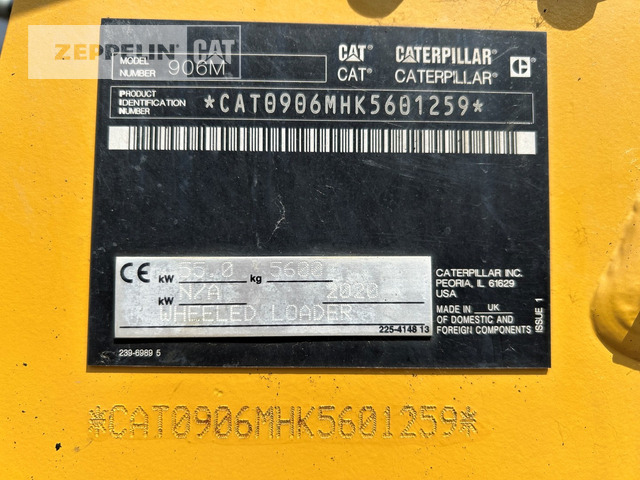 Wiellader Cat 906M