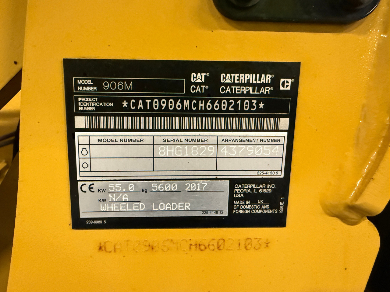 Wiellader Cat 906M High Flow, 40 km/t med skuff og plog # TIL LEIE#