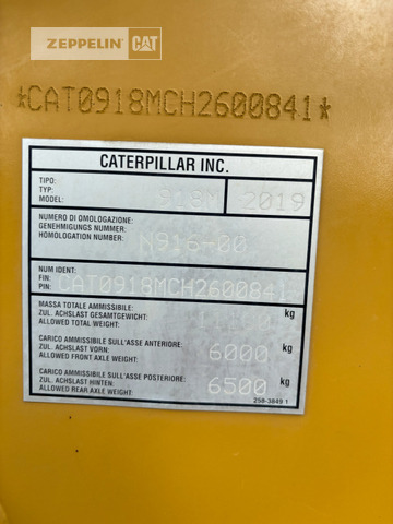 Wiellader Cat 918M