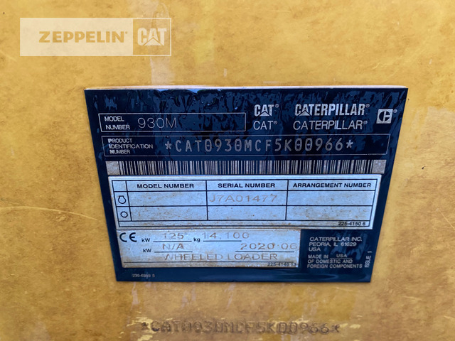 Wiellader Cat 930M