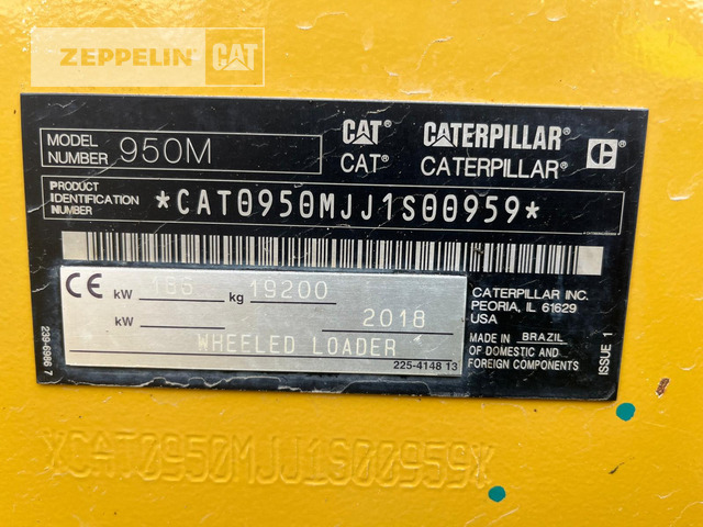 Wiellader Cat 950M