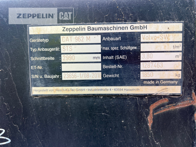 Wiellader Cat 962M