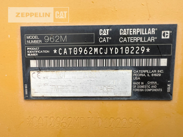 Wiellader Cat 962M