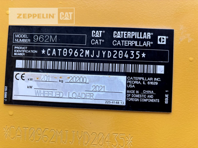 Wiellader Cat 962M