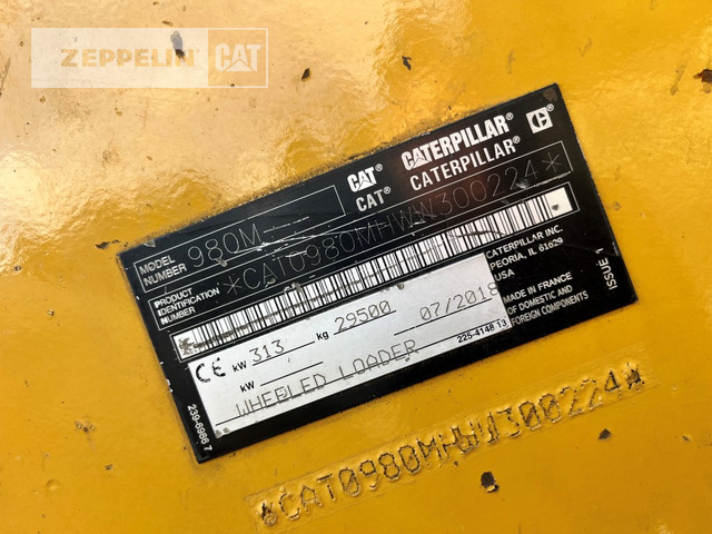 Wiellader Cat 980M