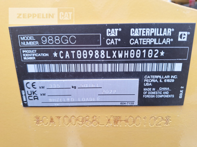Wiellader Cat 988GC