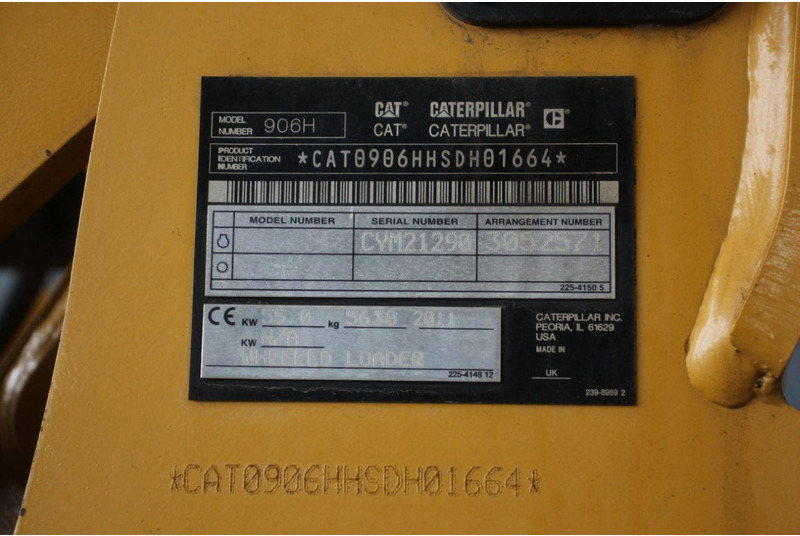 Wiellader Caterpillar 906H