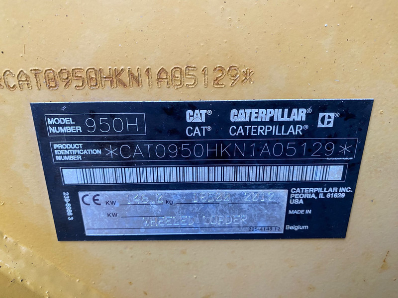 Wiellader Caterpillar 950 H NVT