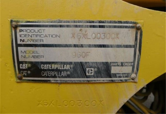 Wiellader Caterpillar 960F