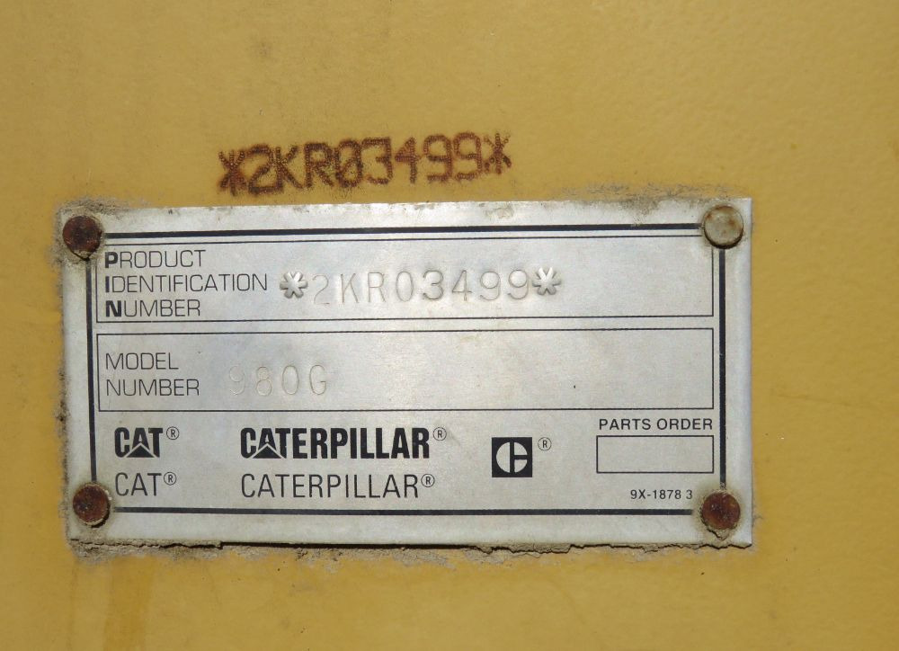 Wiellader Caterpillar 980G