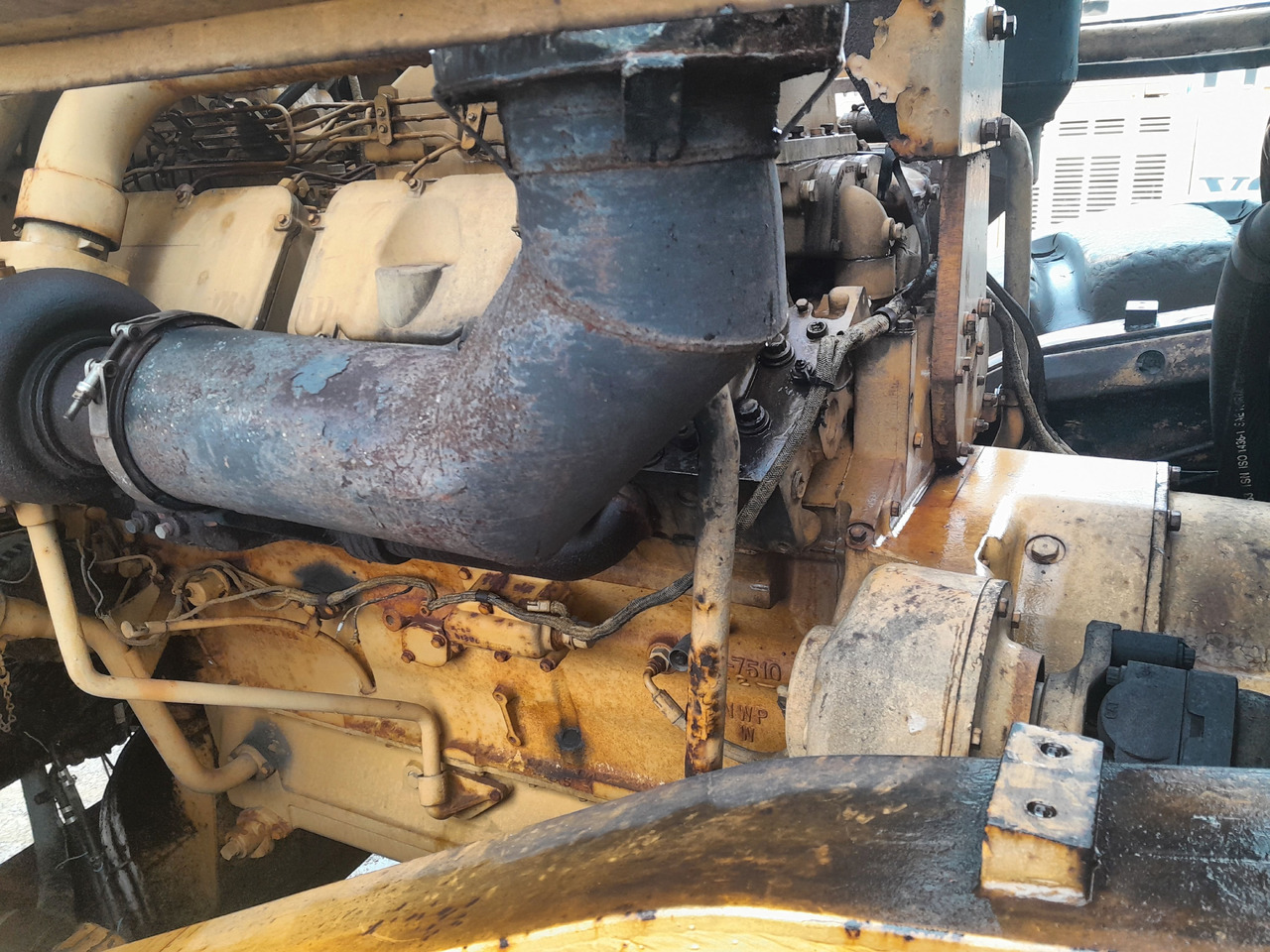 Wiellader Caterpillar 992C Pala Gommata completa di cabina e benna.