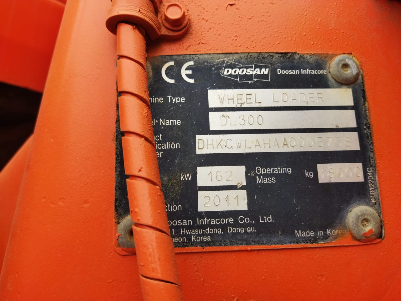 Wiellader DOOSAN DL300