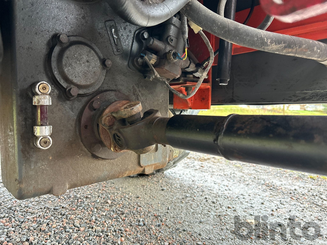 Wiellader Everun ER12 med gafflar och planeringskopa