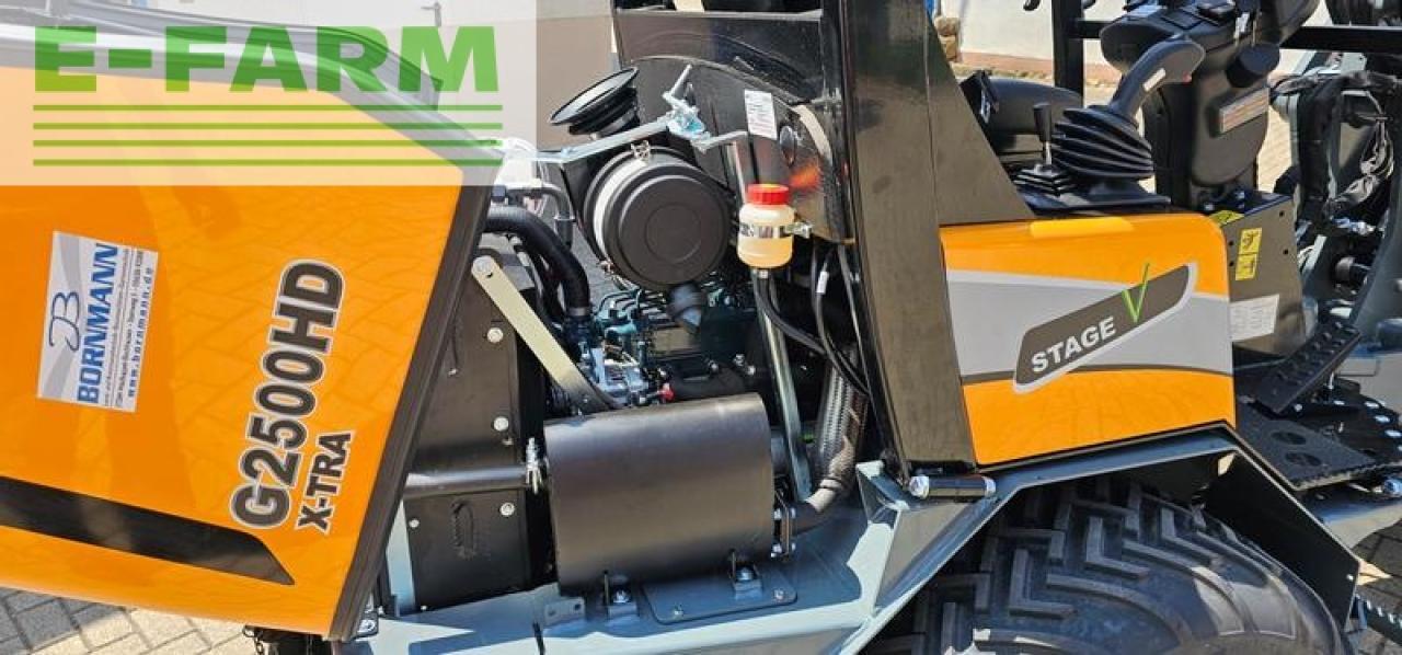 Wiellader Giant g 2500 x-tra hd y, kompaktradlader mit euro-aufnahme, 2,4 t, niedriges hubgerüst