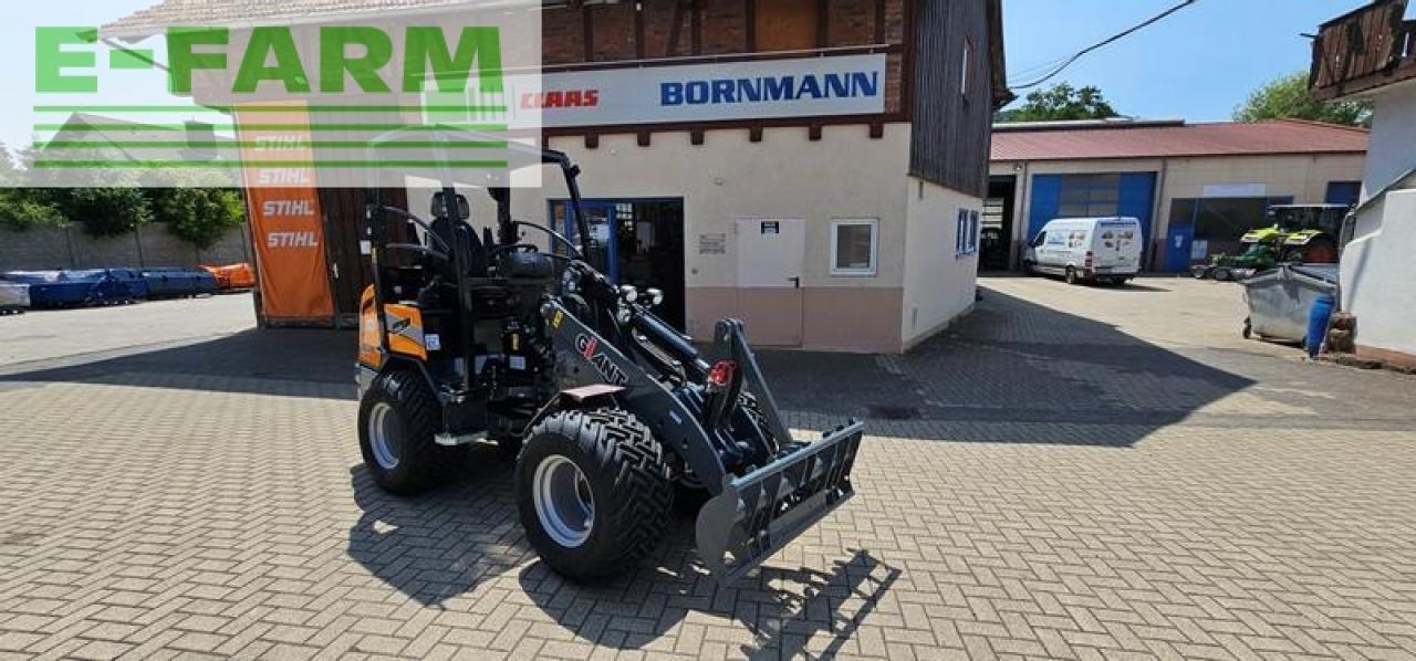 Wiellader Giant g 2500 x-tra hd y, kompaktradlader mit euro-aufnahme, 2,4 t, niedriges hubgerüst