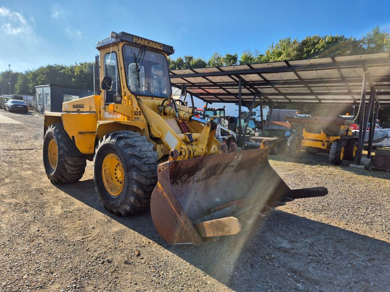 Wiellader Hanomag 33 D //forks / Bucket//