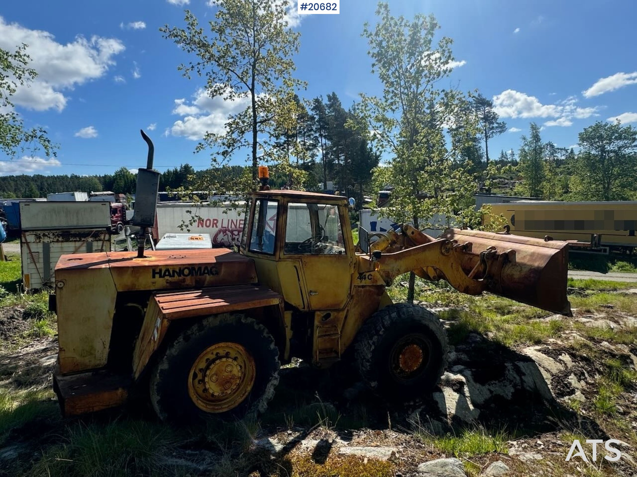 Wiellader Hanomag 44