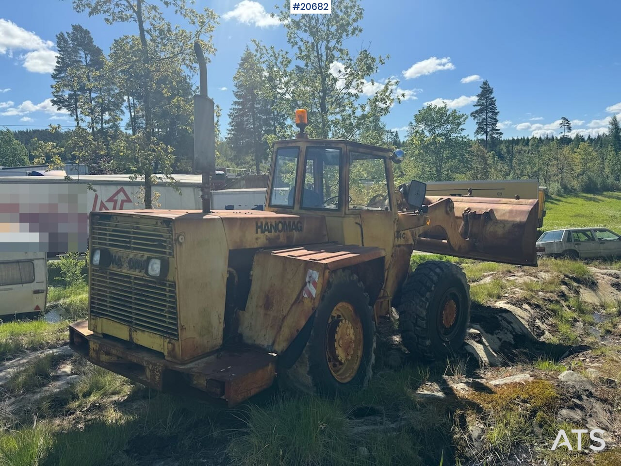 Wiellader Hanomag 44