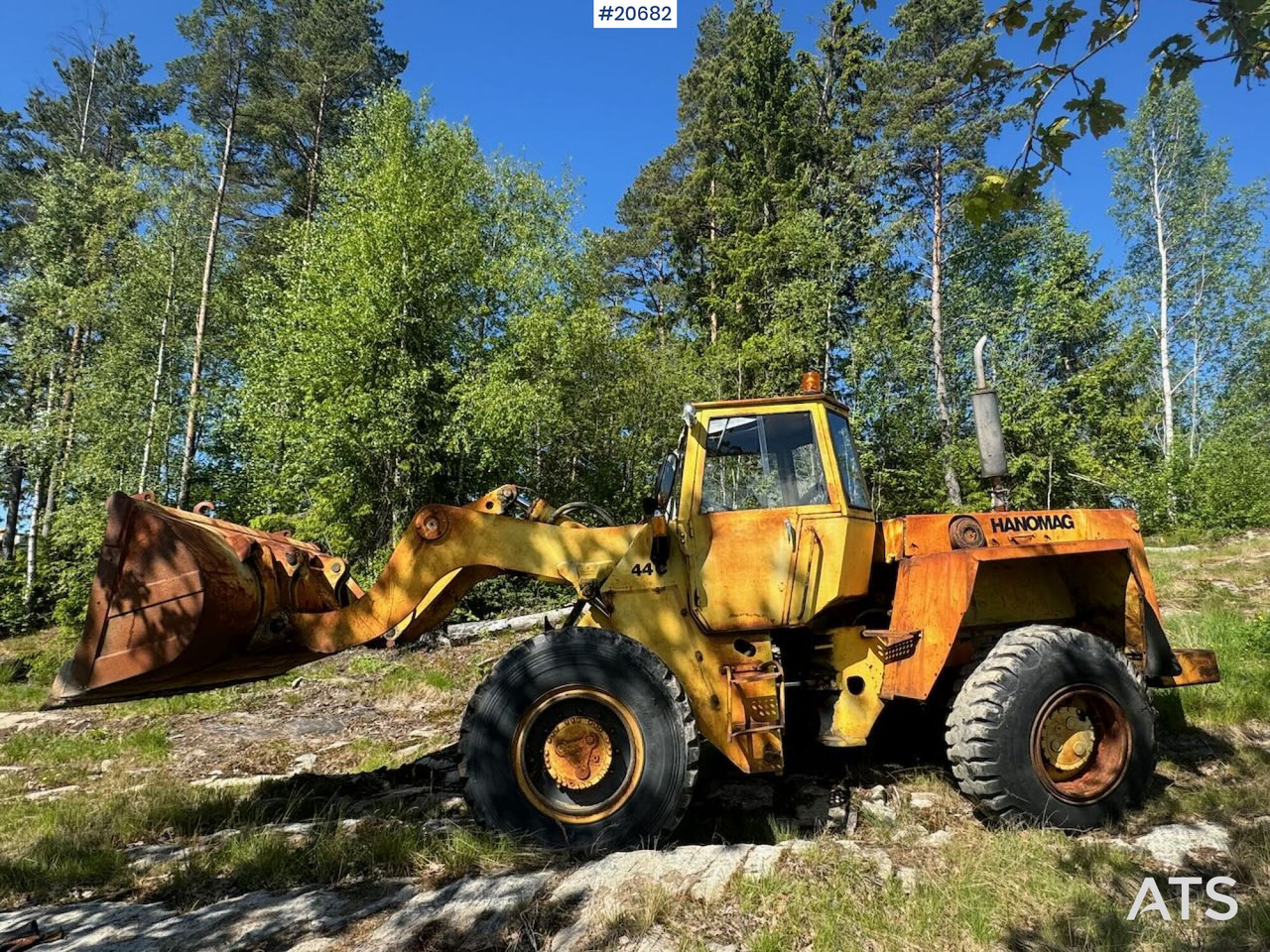Wiellader Hanomag 44