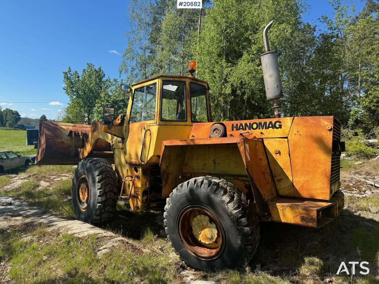 Wiellader Hanomag 44