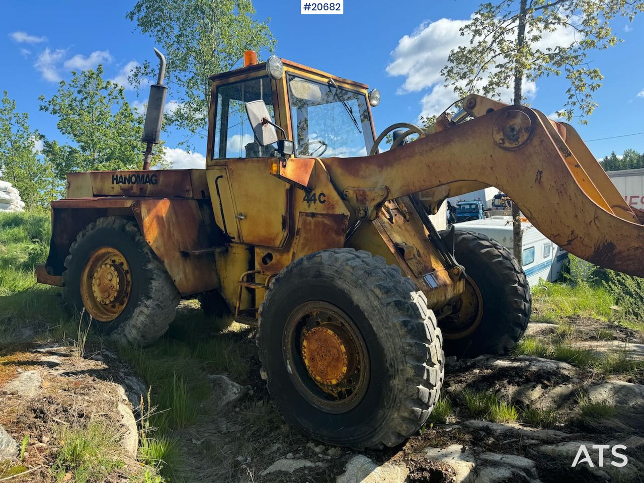 Wiellader Hanomag 44