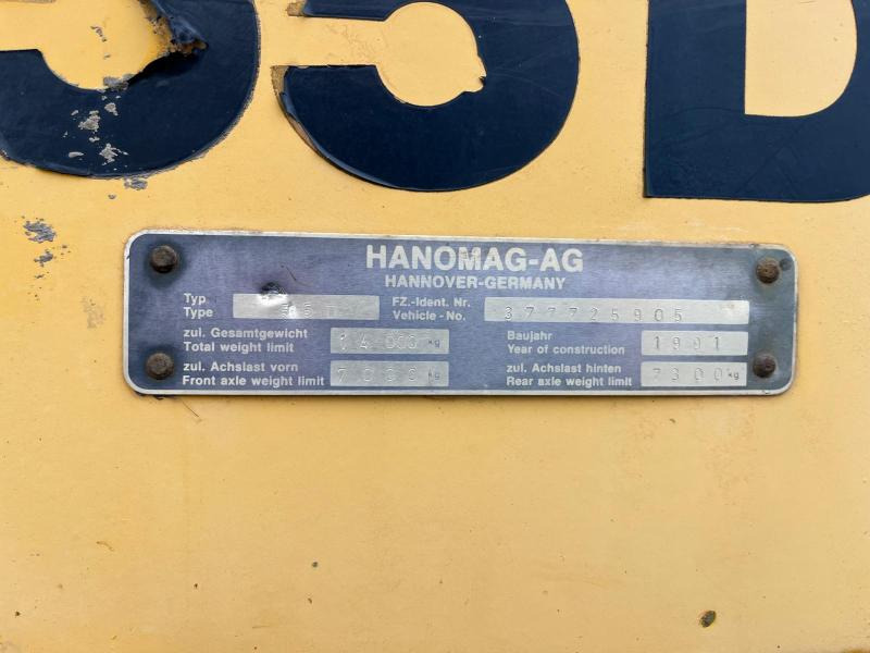 Wiellader Hanomag 55 D