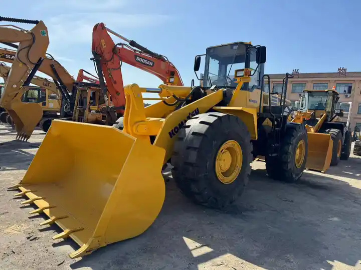 Wiellader High Quality Used 7 Ton Heavy Front Loader Komatsu Wa470 Good Price Japan Made Tire Loader