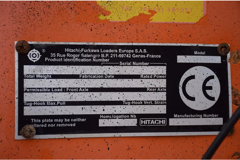 Wiellader Hitachi LX 210E- stock id 59