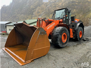Wiellader Hitachi zw370-6 Hjullaster m/ vekt, skriver og skuffe