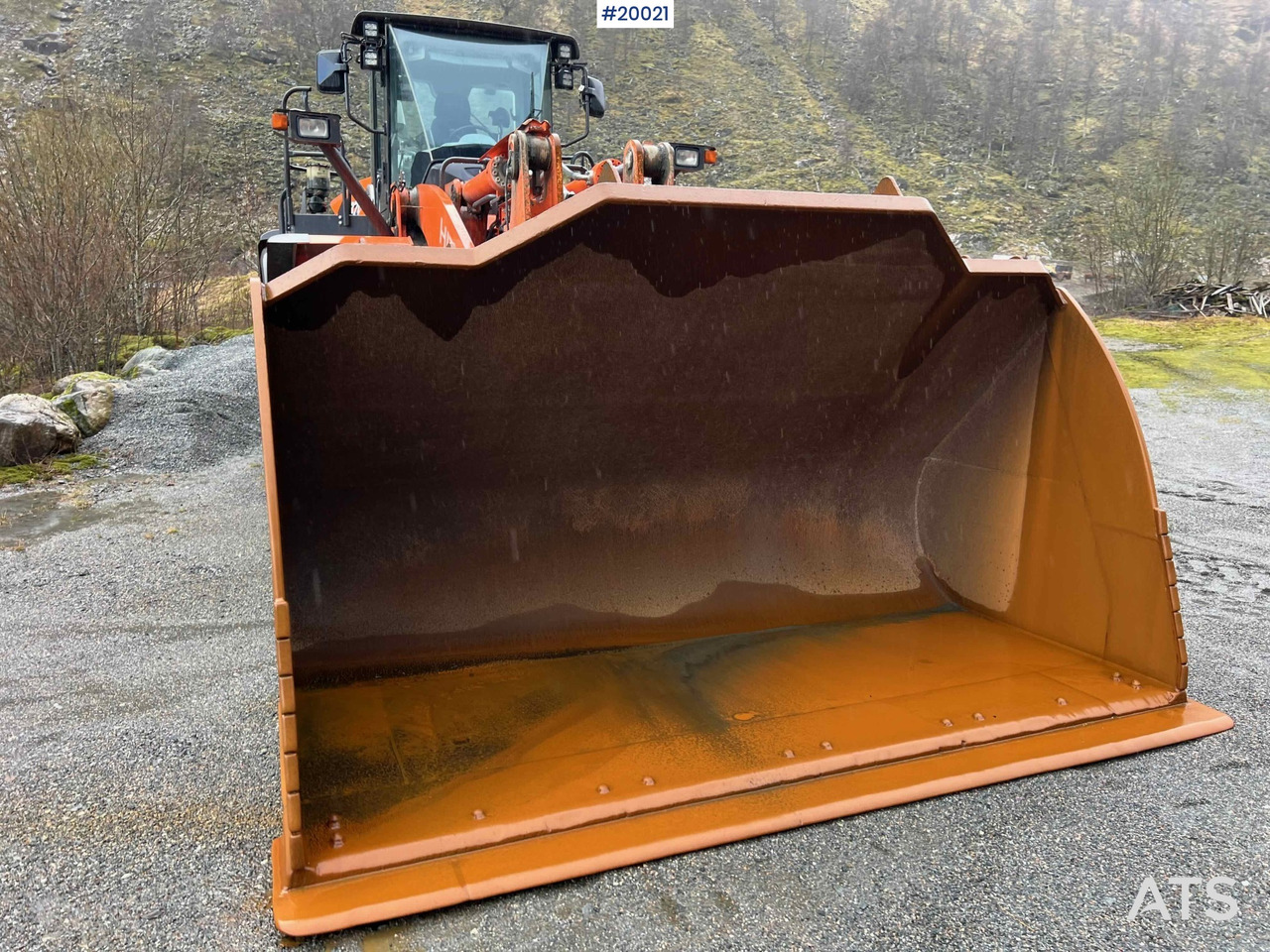 Wiellader Hitachi zw370-6 Hjullaster m/ vekt, skriver og skuffe