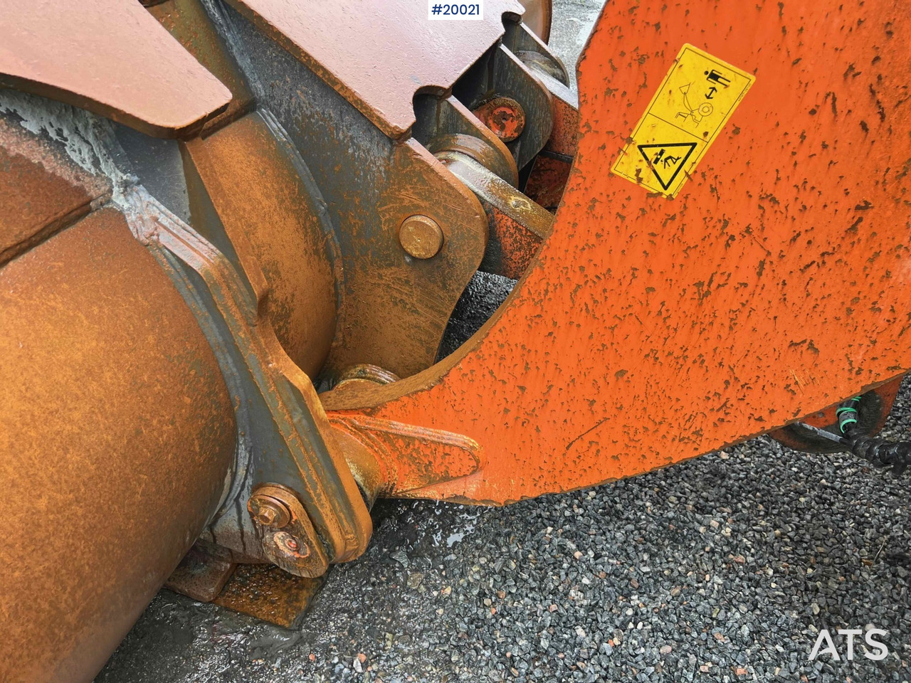 Wiellader Hitachi zw370-6 Hjullaster m/ vekt, skriver og skuffe