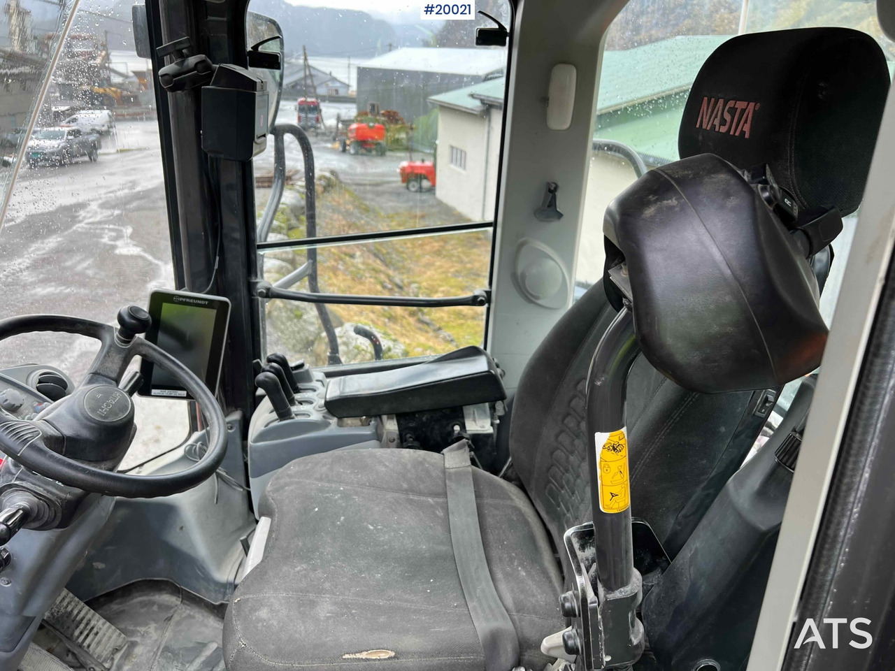 Wiellader Hitachi zw370-6 Hjullaster m/ vekt, skriver og skuffe