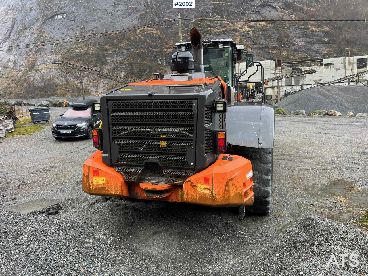 Wiellader Hitachi zw370-6 Hjullaster m/ vekt, skriver og skuffe