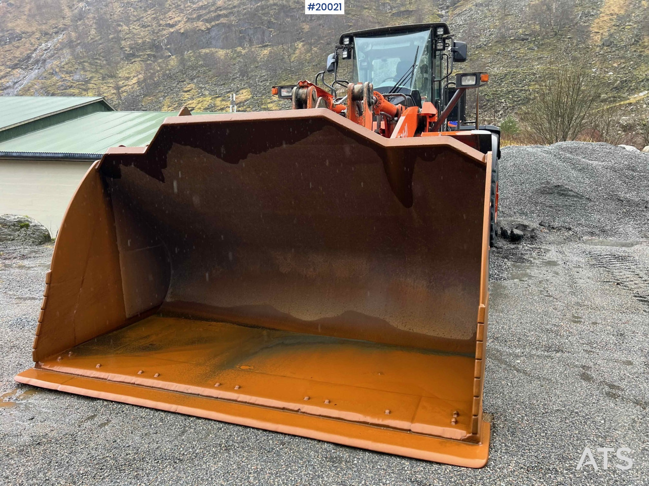 Wiellader Hitachi zw370-6 Hjullaster m/ vekt, skriver og skuffe