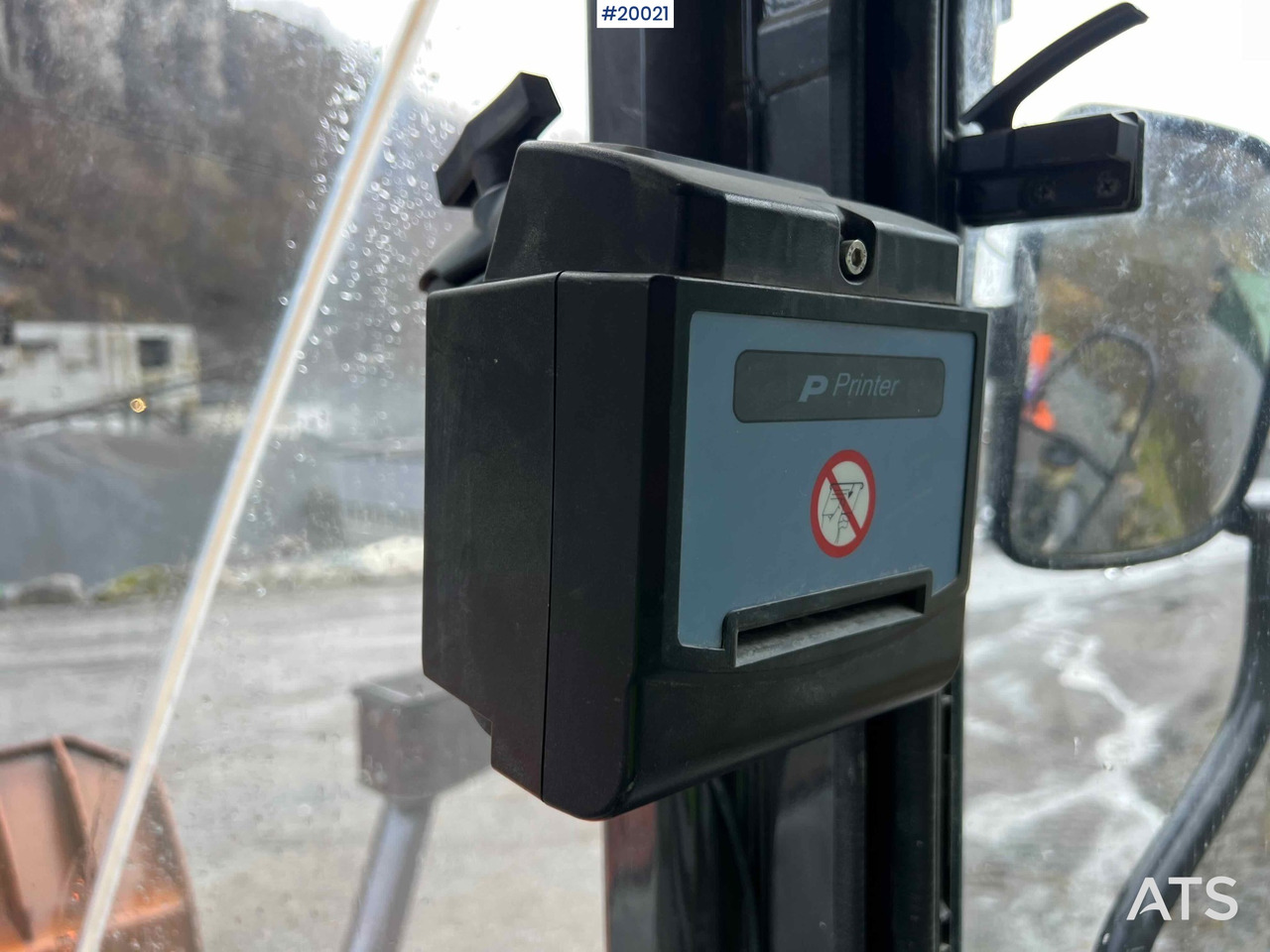 Wiellader Hitachi zw370-6 Hjullaster m/ vekt, skriver og skuffe