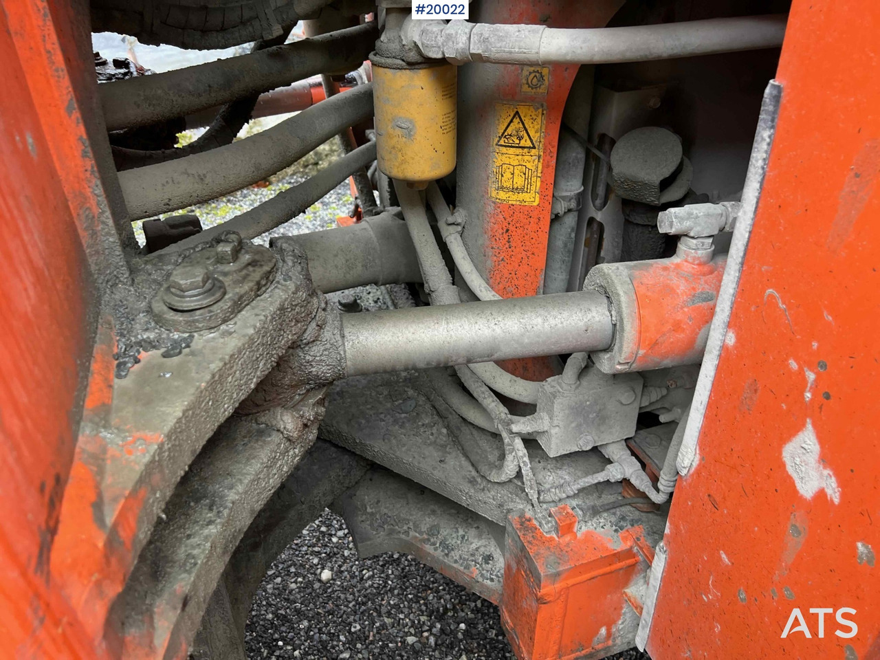 Wiellader Hitachi zw370-6 hjullaster m / vekt, skriver og skuffe