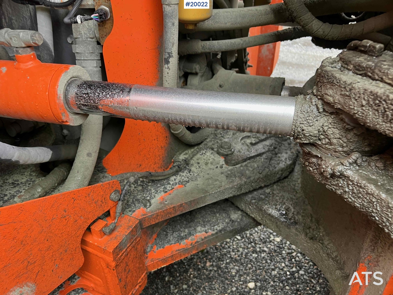 Wiellader Hitachi zw370-6 hjullaster m / vekt, skriver og skuffe