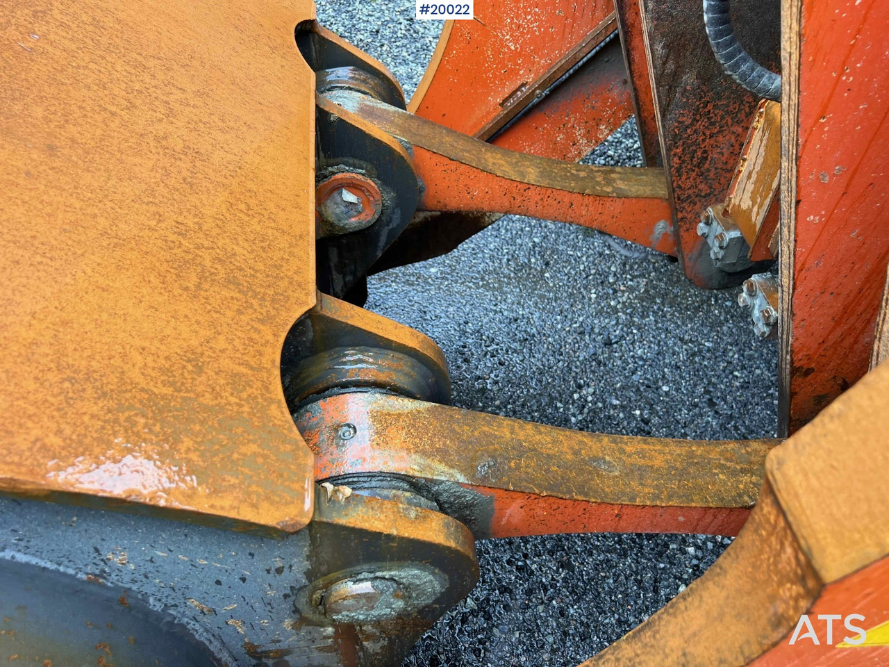 Wiellader Hitachi zw370-6 hjullaster m / vekt, skriver og skuffe