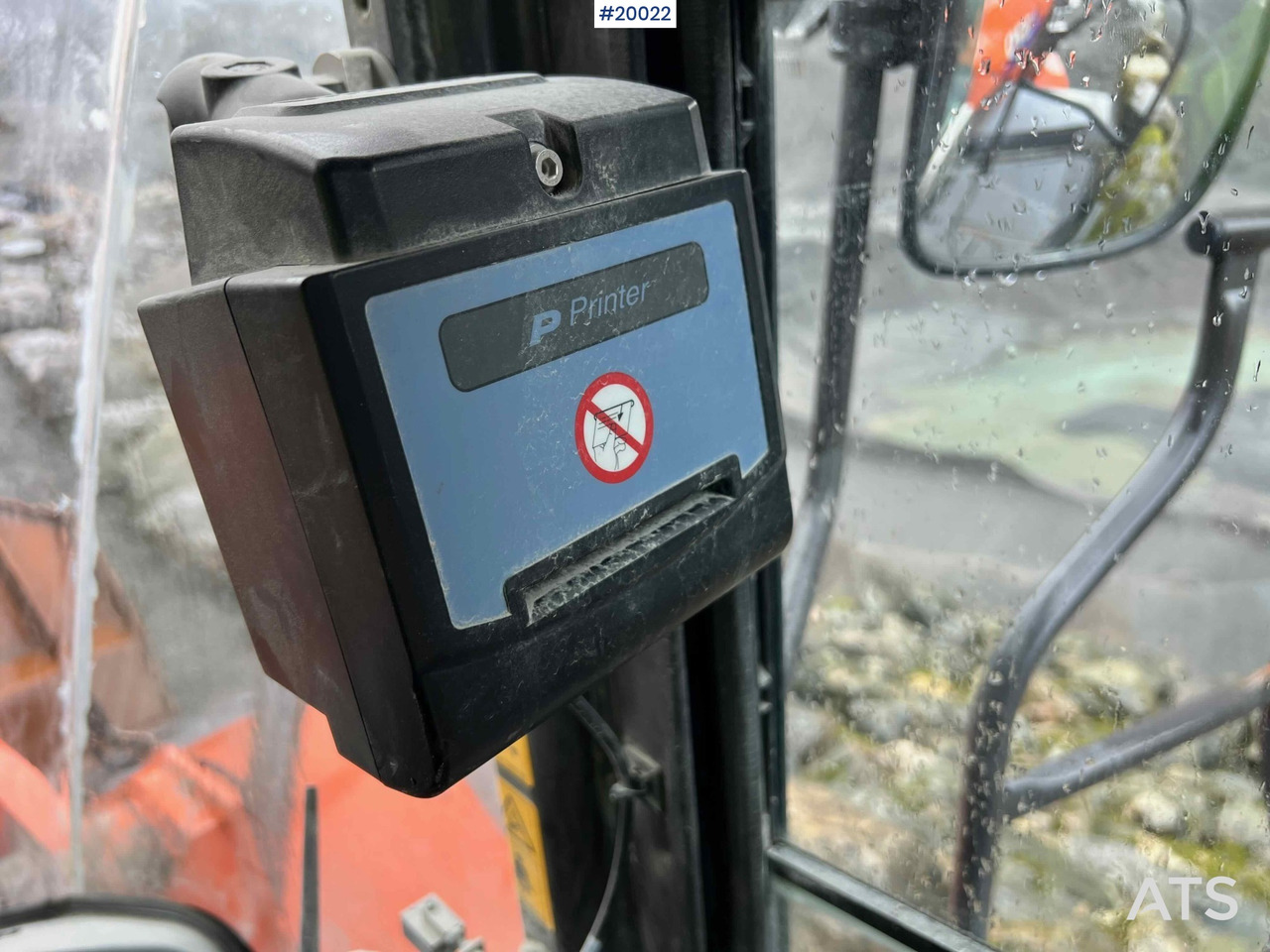 Wiellader Hitachi zw370-6 hjullaster m / vekt, skriver og skuffe