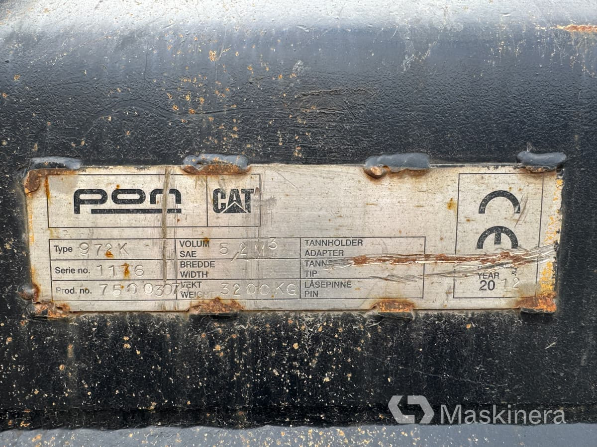 Wiellader Hjullastare CAT 972K