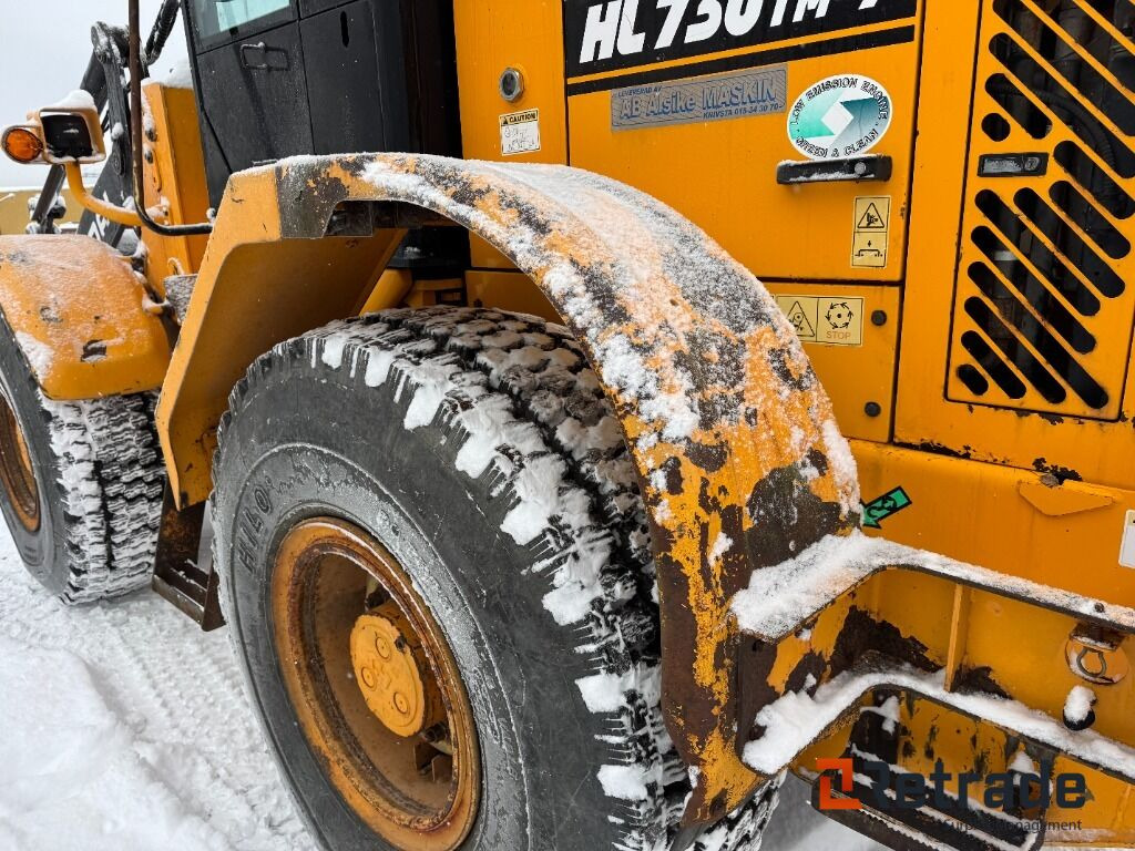 Wiellader Hjullastare Hyundai HL730 TM-7 med planerskopa