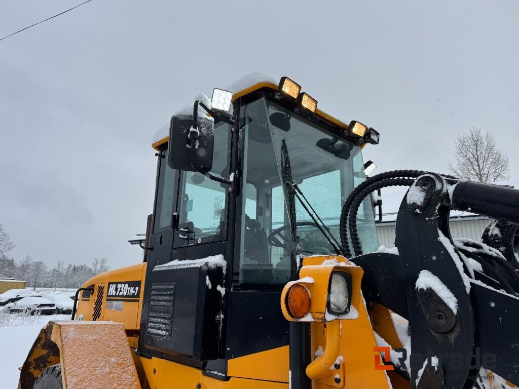 Wiellader Hjullastare Hyundai HL730 TM-7 med planerskopa