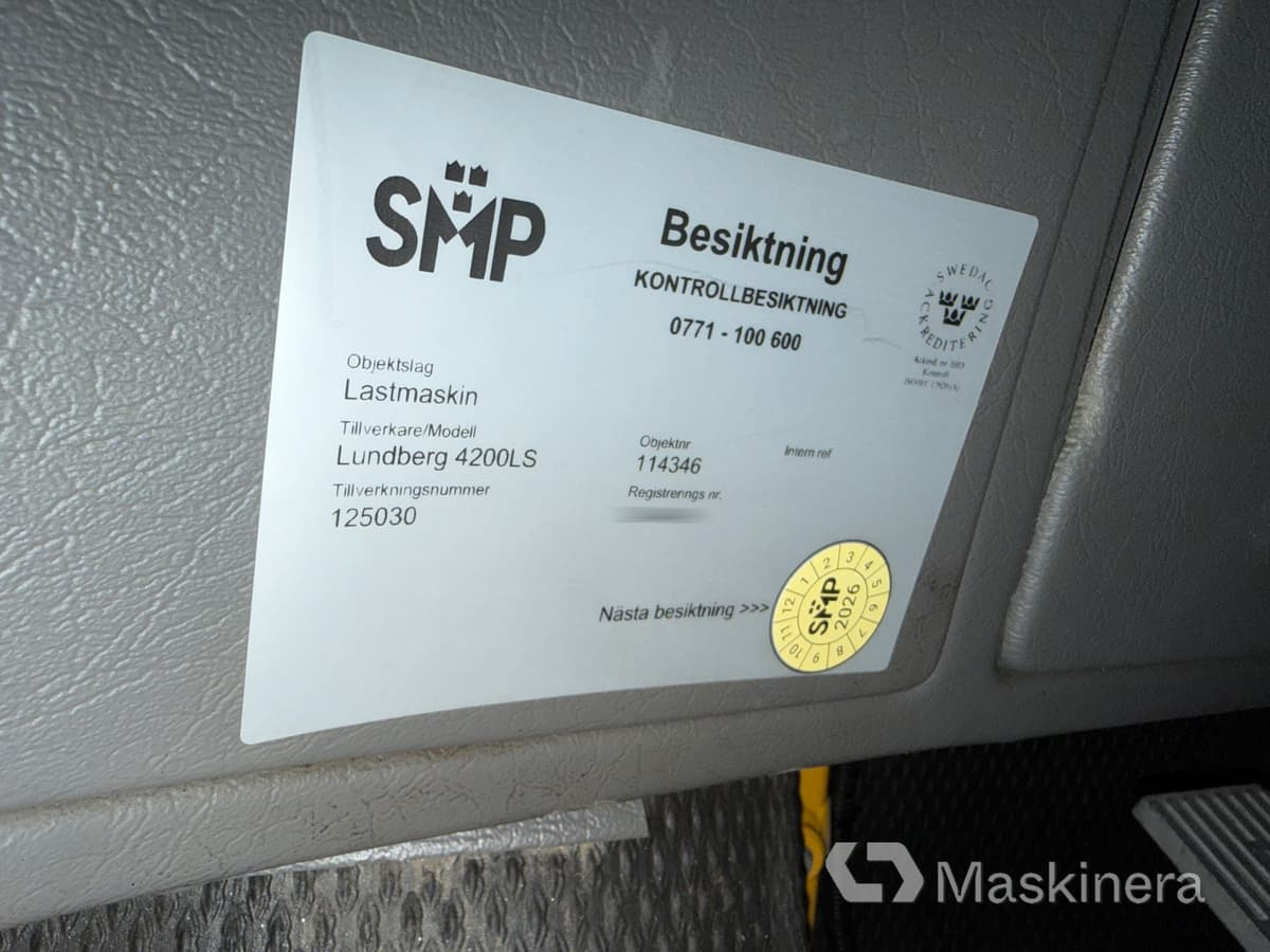 Wiellader Hjullastare Lundberg 4200 Ls med vikplog