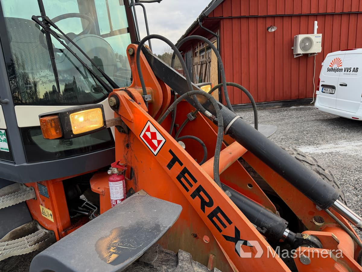 Wiellader Hjullastare Terex TL80 med tillbehör
