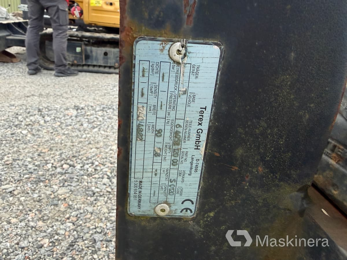 Wiellader Hjullastare Terex TL80 med tillbehör