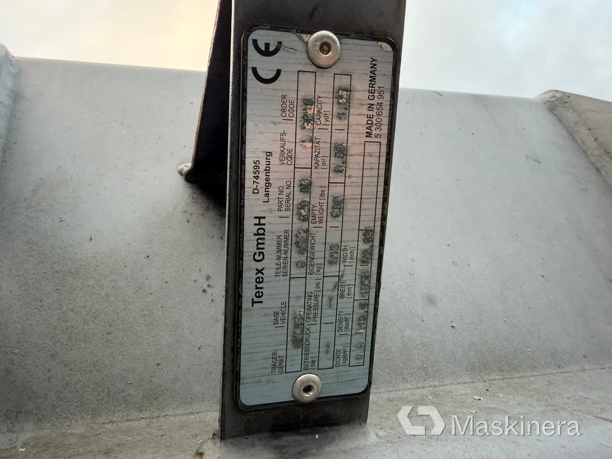 Wiellader Hjullastare Terex TL80 med tillbehör