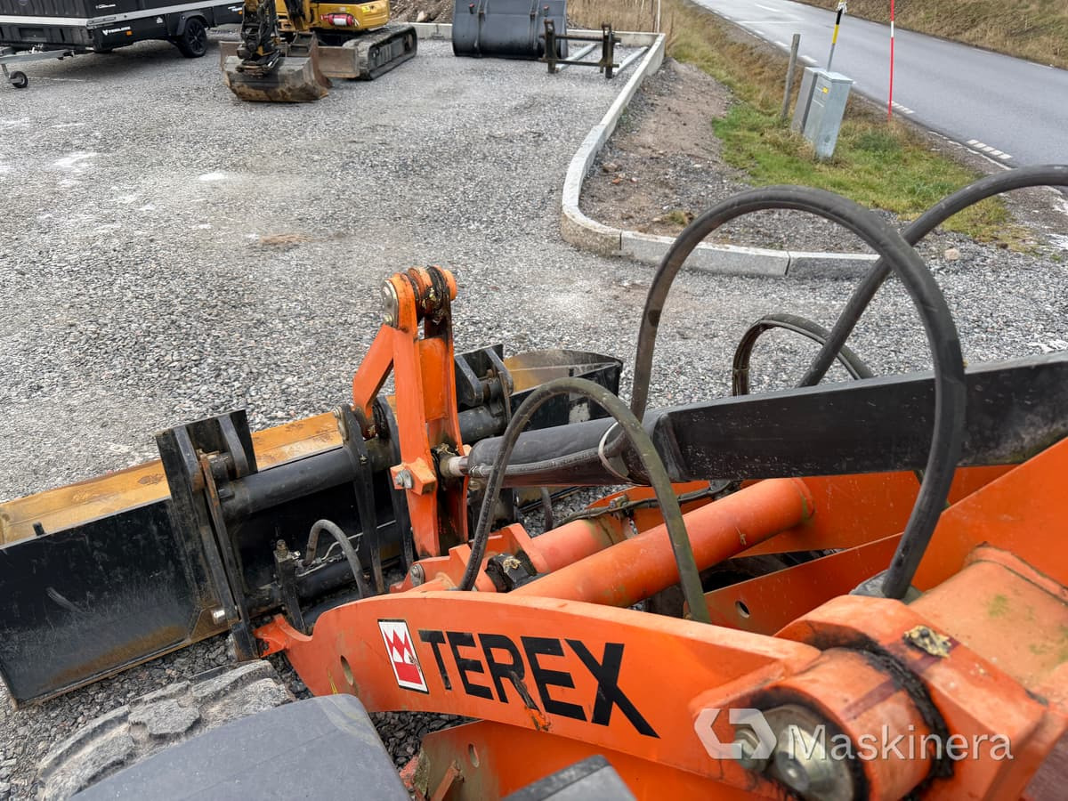 Wiellader Hjullastare Terex TL80 med tillbehör